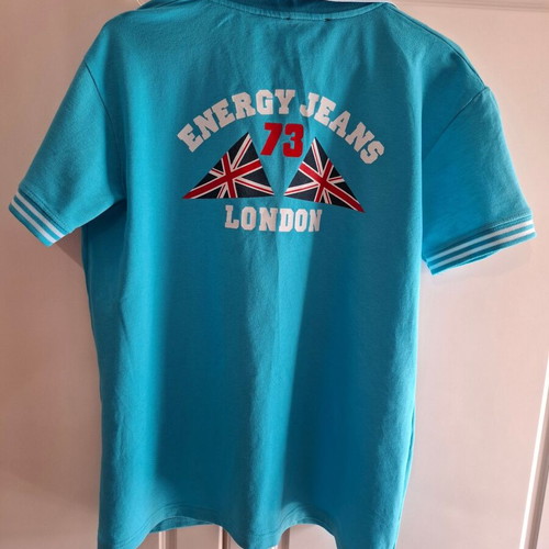 Polo shirt turquoise size M-L like new
