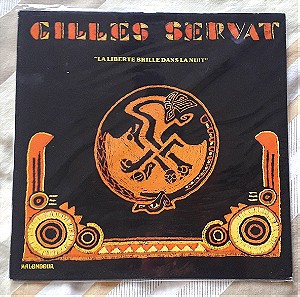 Gilles Servat - La Liberte Brille Dan's La Nuit, Kalondour 6325 726, 1975, Lp, Frensh folk