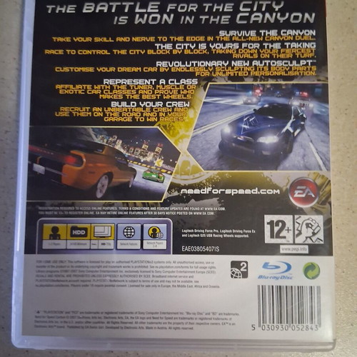 Need For Speed Carbon PS3 game