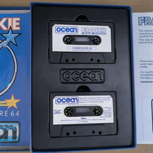 Frankie Goes To Hollywood Ocean Commodore Cassette Big Box like new