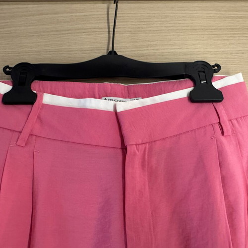 Stradivarius fuchsia wide leg trousers, size S