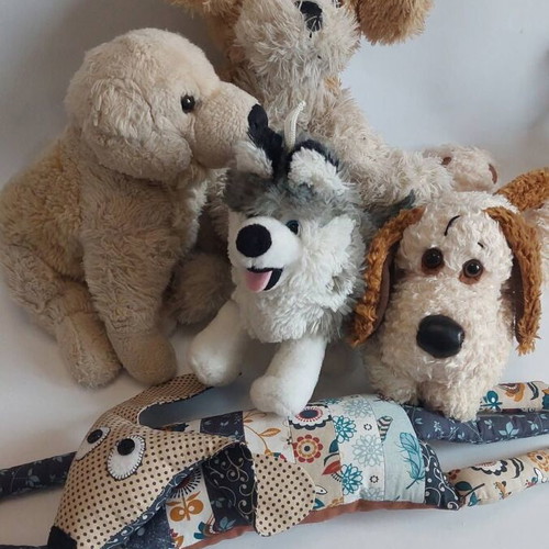 Plush toys like new, set of five