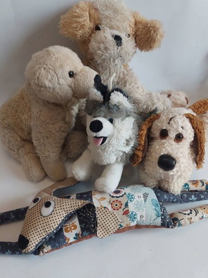 Plush toys like new, set of five