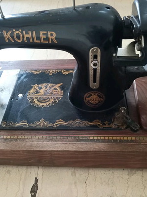Kohler vintage sewing machine used, functional with service needed
