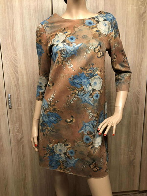 Sweet Miss dress new, size M/L, brown multicolor