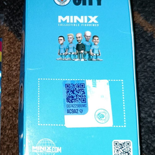 Manchester City Kevin De Bruyne card and figures like new