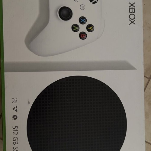 Xbox Series S 512GB console with controller and battery pack