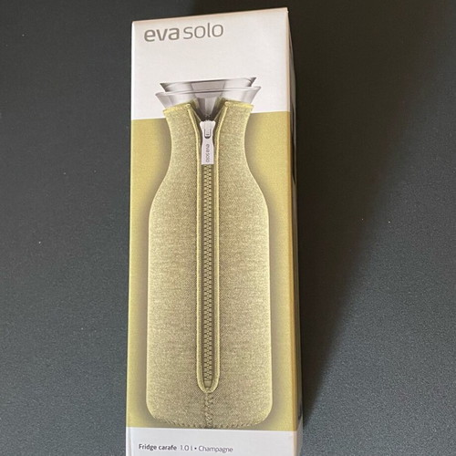Eva Solo Water Carafe 1L with Insulating Cover, New