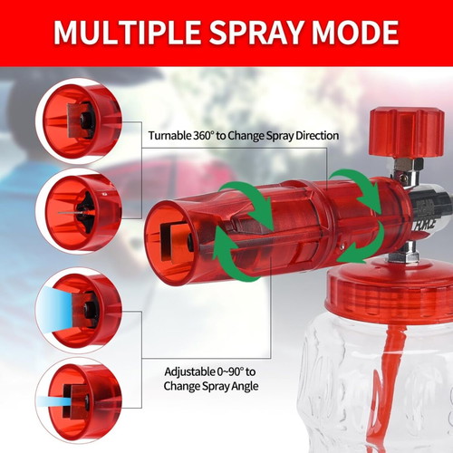 Bear Force Snow Foam Cannon for Bosch AR and Makita, new