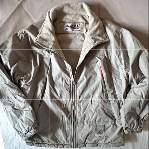 Nautica Competition Double Face beige, size L, like new