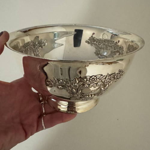 Silver-plated decorative bowl Stavros Nisiotis used