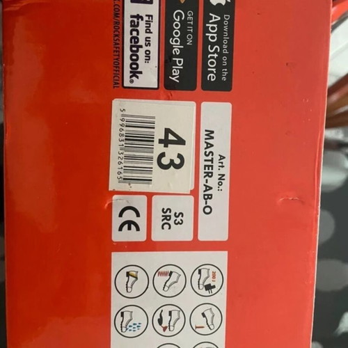 Rock Safety Master S3 SRC work boots size 43 new