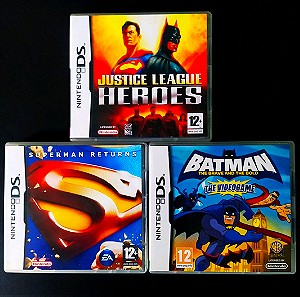 Nintendo DS games. Batman - Superman Justice League.