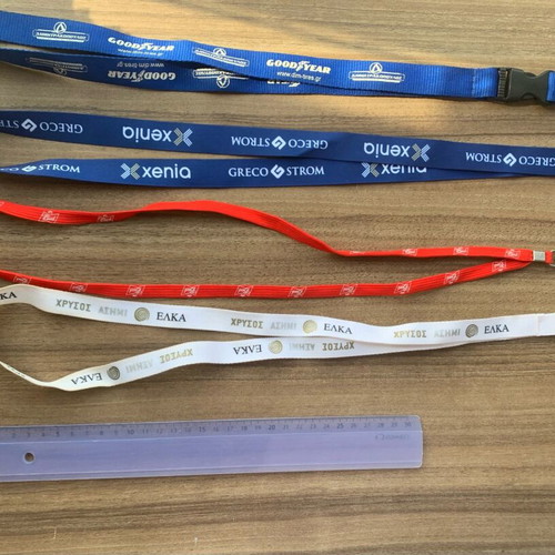 Lanyard collection used, pack of 4 with Budweiser, Goodyear and more