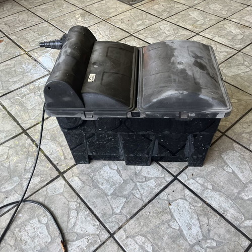 Pontec koi pond filter with 11W UV lamp and pontovario 3500 pump