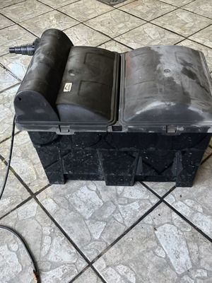 Pontec koi pond filter with 11W UV lamp and pontovario 3500 pump