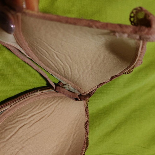 Tezenis bra without underwire like new, beige pink