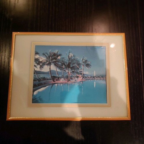 Wall frame used 40x30 cm with plexiglass cover