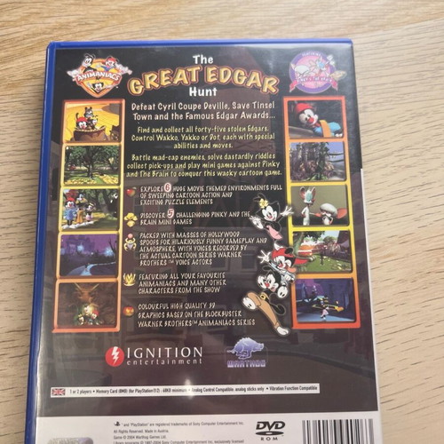 The Great Edgar Hunt PlayStation 2 game like new with manual