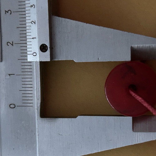 Mastic-Miski Kompoloi used with authentic red beads and old rod