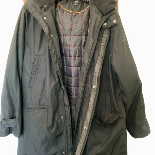 Emilio Corali jacket like new, black, with adjustable sleeves and hood
