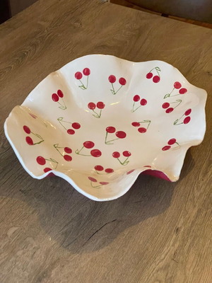 Ceramic handmade big plates new