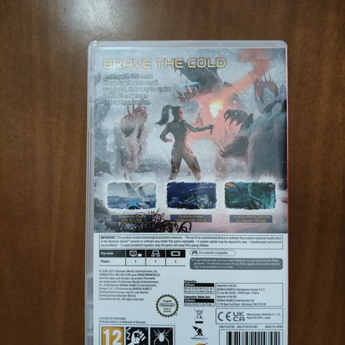 Subnautica and Subnautica Below Zero Nintendo Switch used