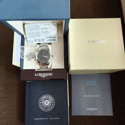 Longines Conquest V.H.P 41mm men's watch, grey