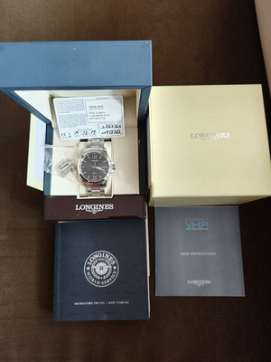 Longines Conquest V.H.P 41mm men's watch, grey