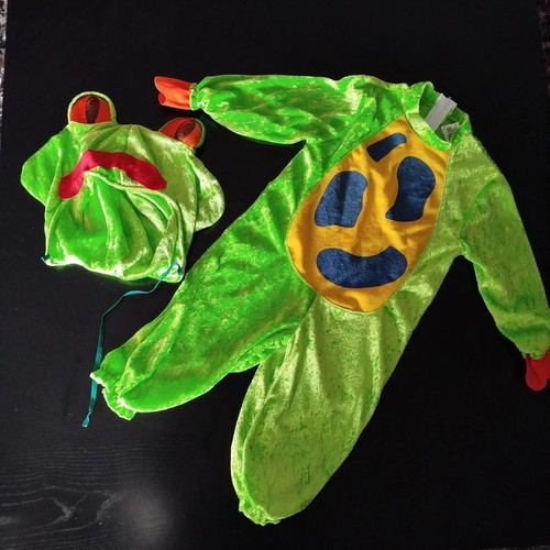 Carnival frog costume like new for children 2-3 years old