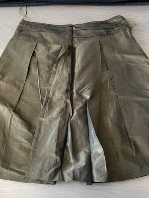 Raxevsky Φούστα με πιέτες - Μ pleated gold skirt