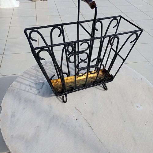 Umbrella stand used, made of solid iron