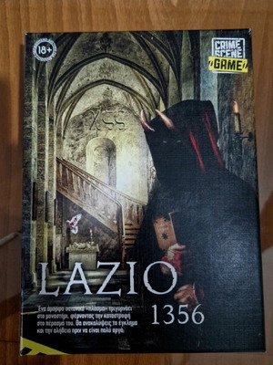 Lazio 1356 board game like new, mystery party game