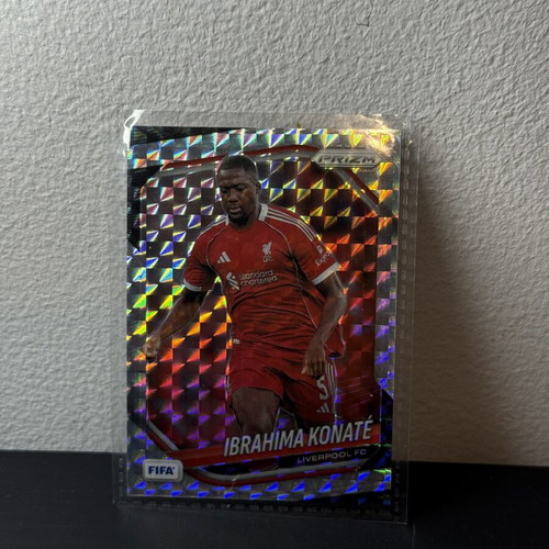 Ibrahim Konate Panini Prizm silver mosaic card new