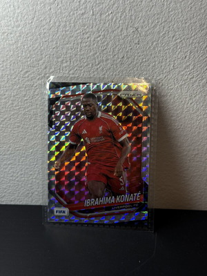 Ibrahim Konate Panini Prizm silver mosaic card new