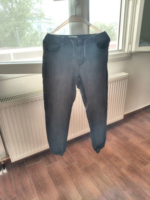 Mango blue slim cargo pants size S