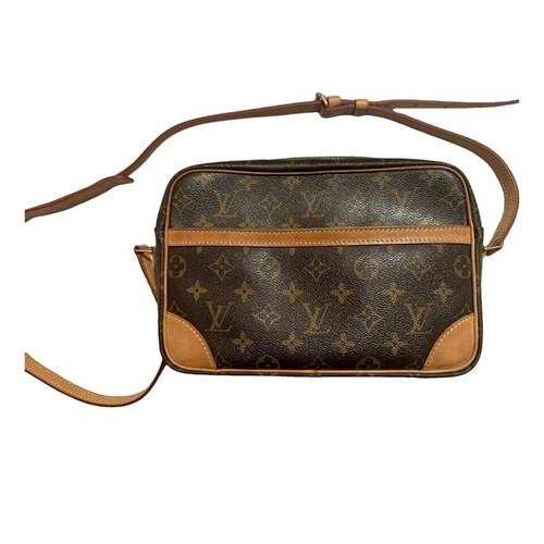 Louis Vuitton crossbody bag used, brown