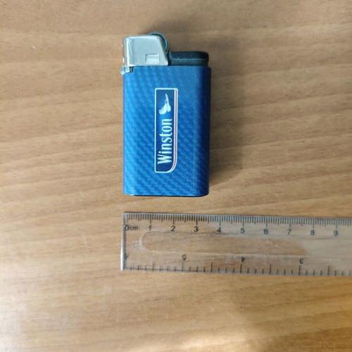 Winston promotional lighter used, functional, collectible