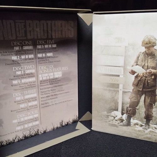 Band Of Brothers DVD box set, 6 discs, Greek subtitles