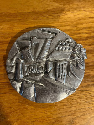 Metal decorative plaque Gaia like new
