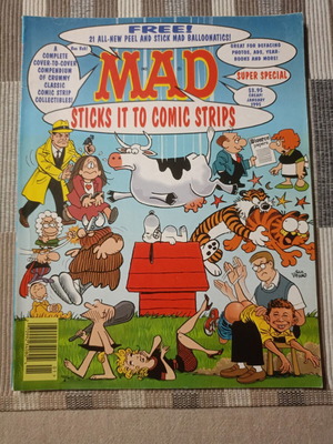 Mad Super Special comic book used, sticks it to comic strips