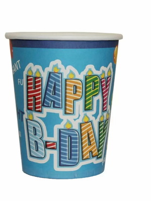 Party cups 20 pcs blue new