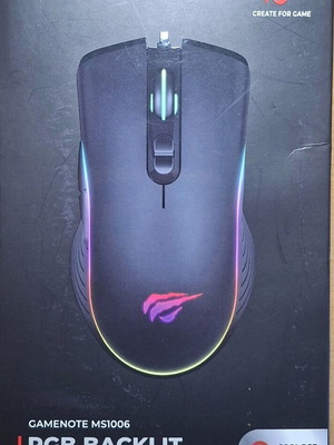 Havit Gamenote MS1006 gaming mouse used, RGB backlit