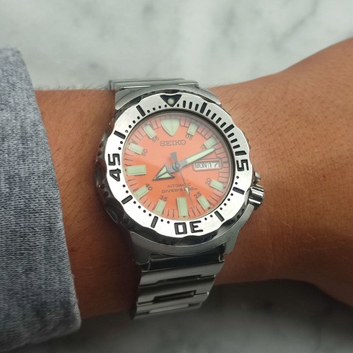 Seiko Orange Monster SKX781 Automatic Dive Watch 200M