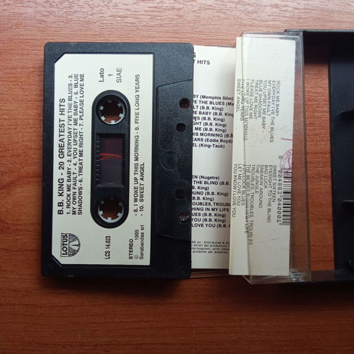 B.B. King Greatest Hits audio tape used, 1980s 1990s