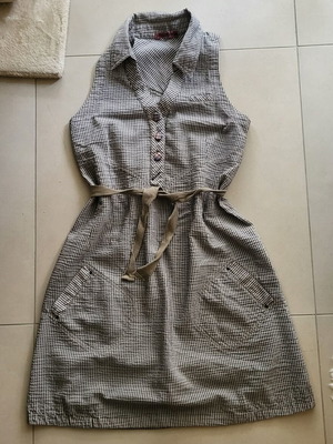 Vintage office mini dress Attrattivo like new, checkered, size M