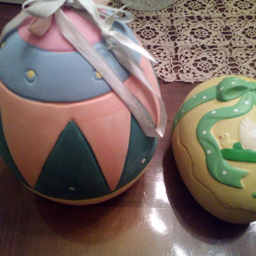 Easter decorations used