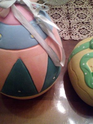 Easter decorations used