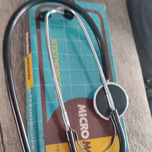 Micro Mono Stethoscope used, single-head mechanical diagnostic device
