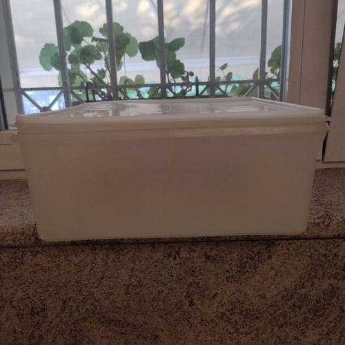 Tupperware bowl like new, square 0.33x0.33x0.15 m